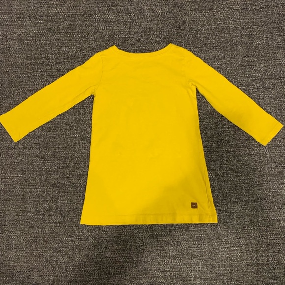 Tea Collection Yellow Floral Print Dress - Picture 3 of 4